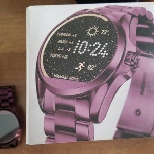 Purple smartwatch